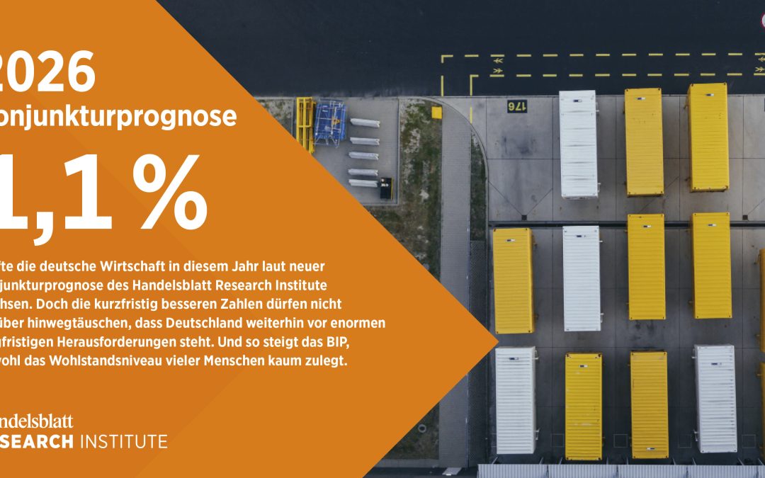 HRI-Konjunkturprognose: Wachstum ja, aber Deutschlands Bevölkerung wird trotzdem ärmer