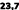 23,7