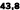 43,8