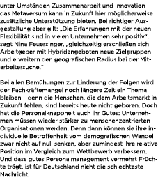 unter Umst nden Zusammenarbeit und Innovation – das Metaversum kann in Zukunft hier m glicherweise zus tzliche Unters...