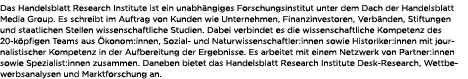 Das Handelsblatt Research Institute ist ein unabh ngiges Forschungsinstitut unter dem Dach der Handelsblatt Media Gro...