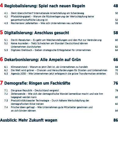 4 Reglobalisierung: Spiel nach neuen Regeln 48 4.1 Zenit berschritten? Internationale Arbeitsteilung am Scheideweg 5...