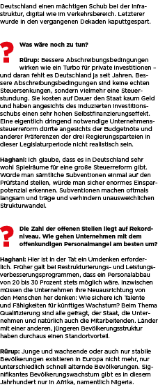 Deutschland einen m chtigen Schub bei der Infrastruktur, digital wie im Verkehrsbereich. Letzterer wurde in den verga...