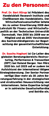Zu den Personen: Prof. Dr. Bert R rup ist Pr sident des Handelsblatt Research Institute und Chef konom des Handelsbla...