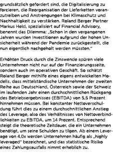 grunds tzlich gefordert sind, die Digitalisierung zu forcieren, die Reorganisation der Lieferketten voranzutreiben un...