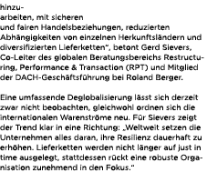 hinzuarbeiten, mit sicheren und fairen Handelsbeziehungen, reduzierten Abh ngigkeiten von einzelnen Herkunftsl ndern ...